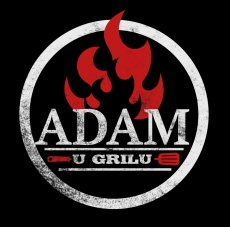 Zástěra - Na grilu, možnost přidání jména