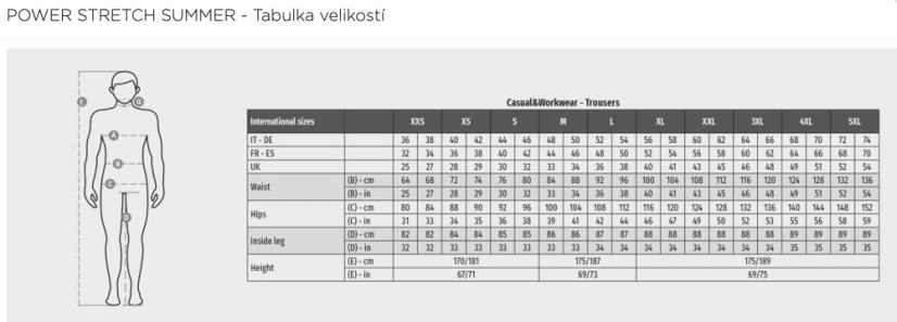 POWER STRETCH SUMMER antracit