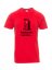 Graduation T-shirt, All roads lead..... - Barva: Červená, Velikost: S, Střih: Pánské