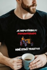 Já nepotřebuji psychoterapii , mně stačí traktor