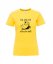 Absolventské tričko, Čím míň víš, tím líp spíš - Barva: Žlutá, Velikost: M, Střih: Dámské