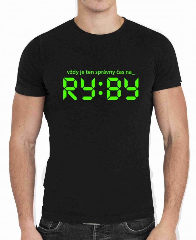 Pánské tričko, Vždy je správny čas na ryby