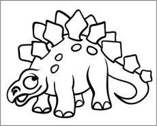 Stegosaurus - Tričko s motivem
