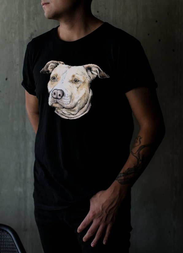 Pánské tričko, Americký pitbulteriér