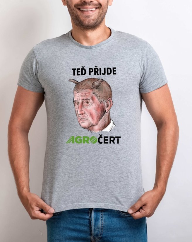 Pánské tričko, Agročert kresba