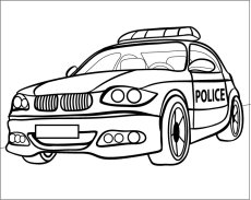 Auto policie - Tričko s motivem