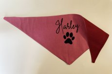 Bandana for dog with his name