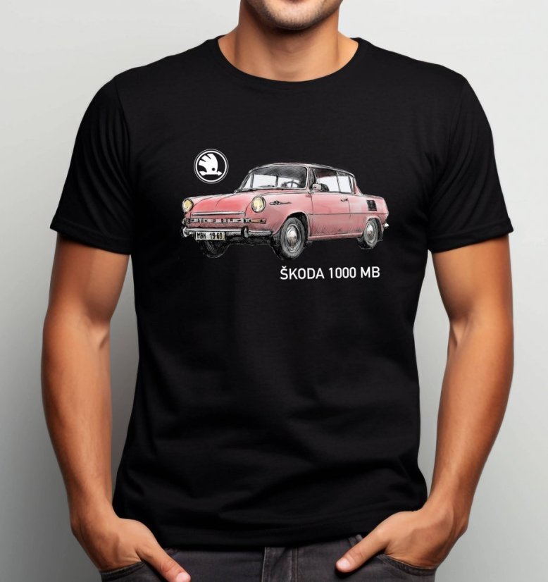 Pánské tričko, Škoda 1000 MB
