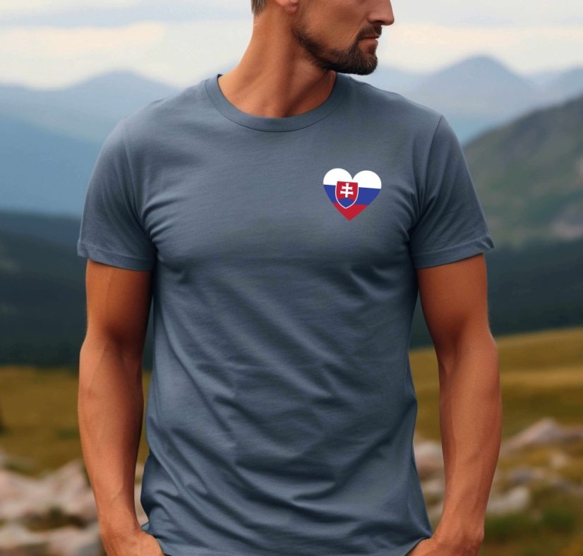 Pánské tričko. Fandíme Slovensku srdce