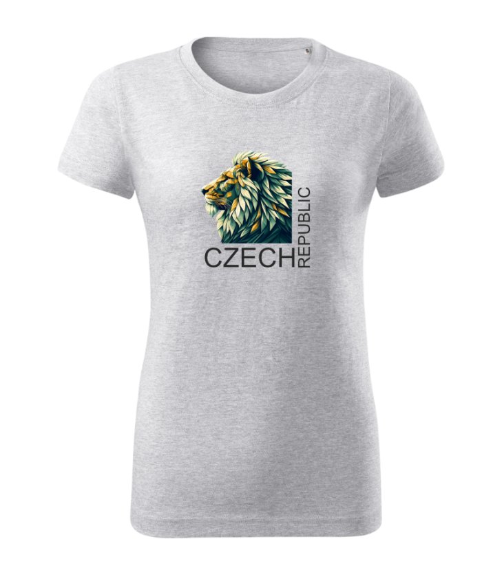 Dámské tričko se lvem, Fandíme Česku