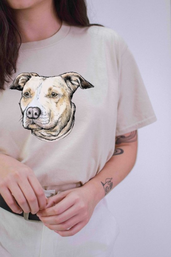 Dámské tričko Americký pitbulteriér