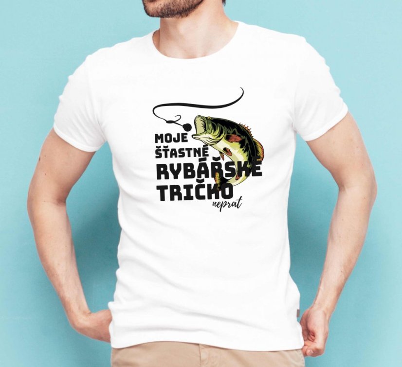 Pánské tričko, Moje šťastné rybářské tričko