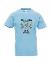 Graduation T-shirt, When two reindeer meet, stupidity multiplies