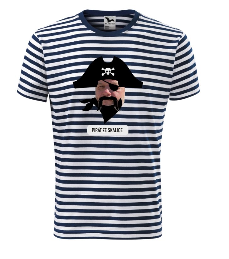 Pánské, dámské, dětské tričko, vodácké tričko ,,Piráti" 2