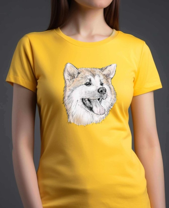 Dámské tričko Akita inu