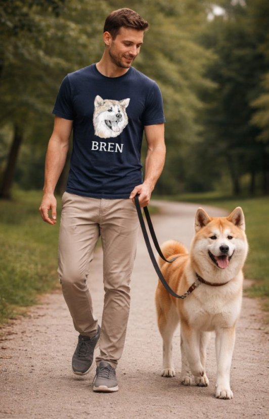 Pánské tričko, Akita Inu