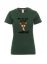 Graduation T-shirt, You'll die of boredom without us here! - Barva: Lahvově zelená, Velikost: XL, Střih: Dámské