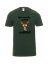 Graduation T-shirt, You'll die of boredom without us here! - Barva: Lahvově zelená, Velikost: 2XL, Střih: Pánské