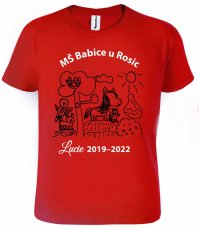 T-shirts for preschoolers with their drawing