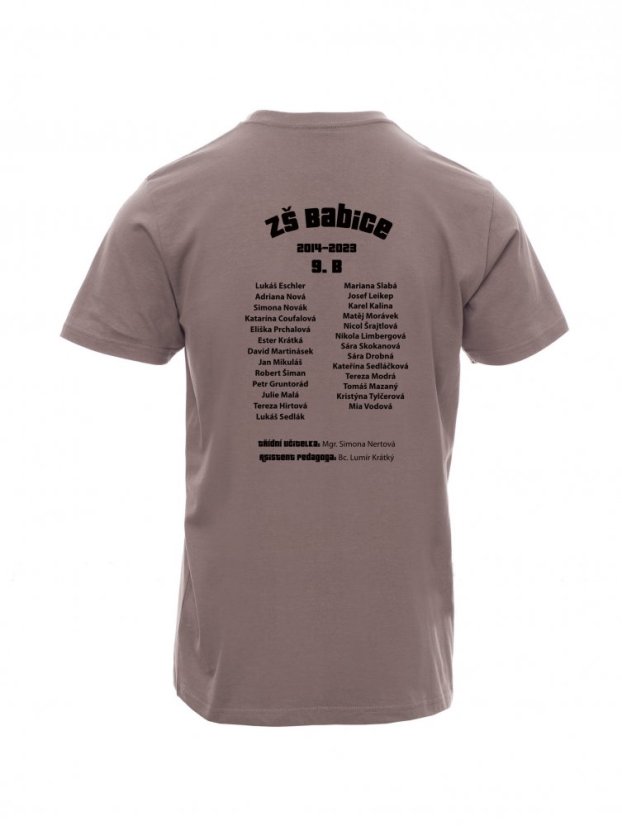 Graduation T-shirt, You'll die of boredom without us here! - Barva: Atolová modrá, Velikost: L, Střih: Dámské