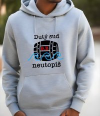 School sweatshirt, You can't drown a hollow barrel
