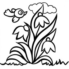 spring snowflake - T-shirt with motif