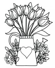 Tulips - T-shirt with motif